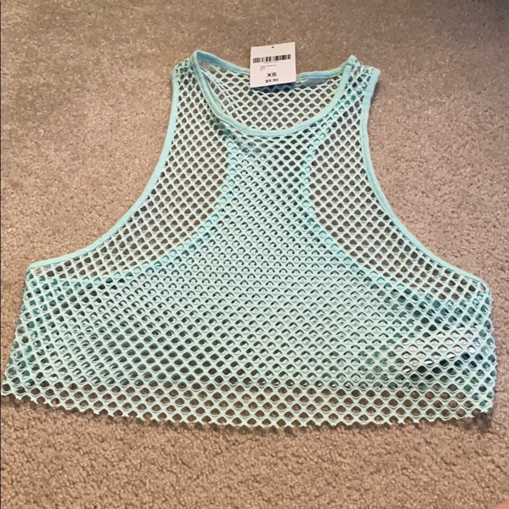 Light blue Crop